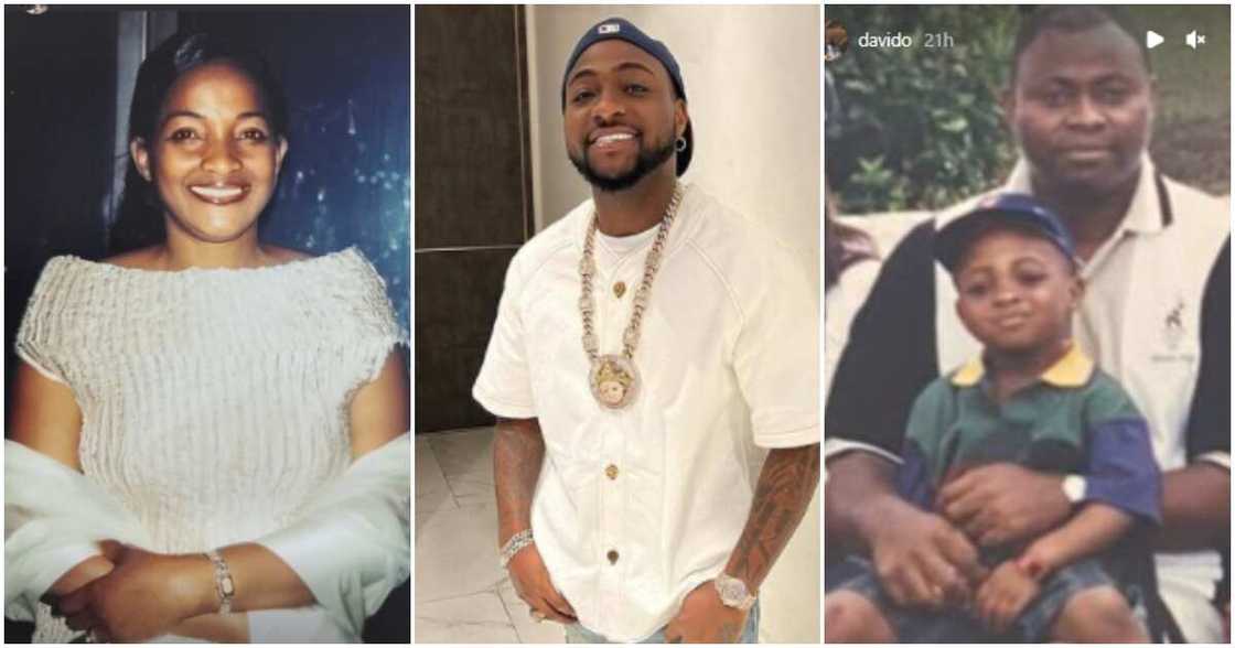 Davido shares photo of his parents on Mother's Day Davido shares photo of his parents on Mother's Day