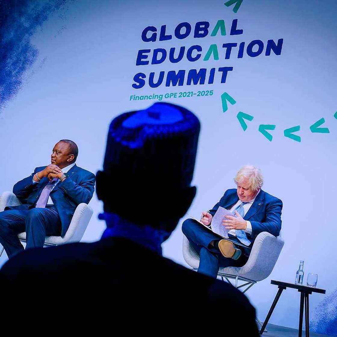 Shugaba Buhari a Taron Ilimi na Duniya Shugaba Buhari a Taron Ilimi na Duniya