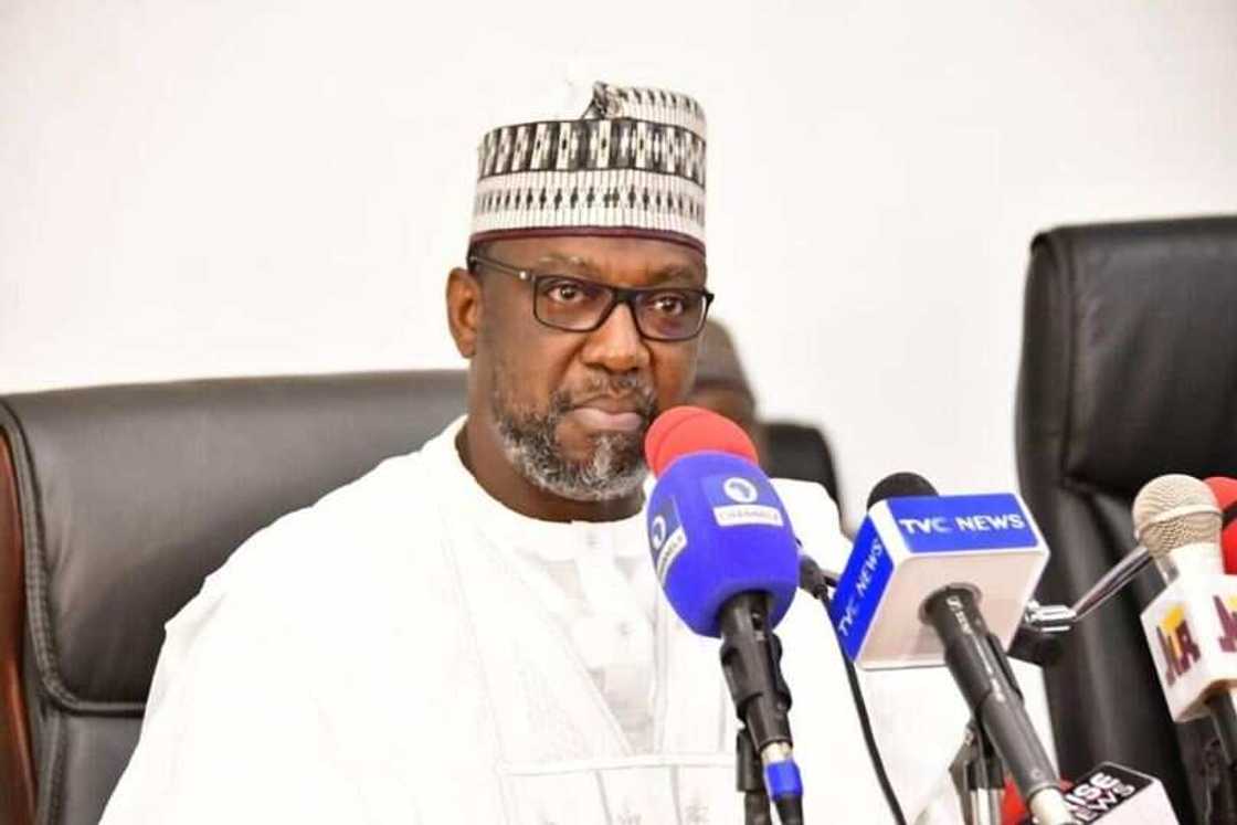 Governor Abubakar Sani Bello of Niger state Governor Abubakar Sani Bello of Niger state