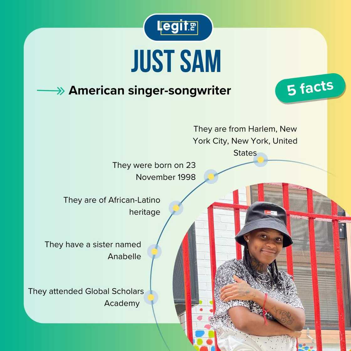 Fast five facts about Just Sam.