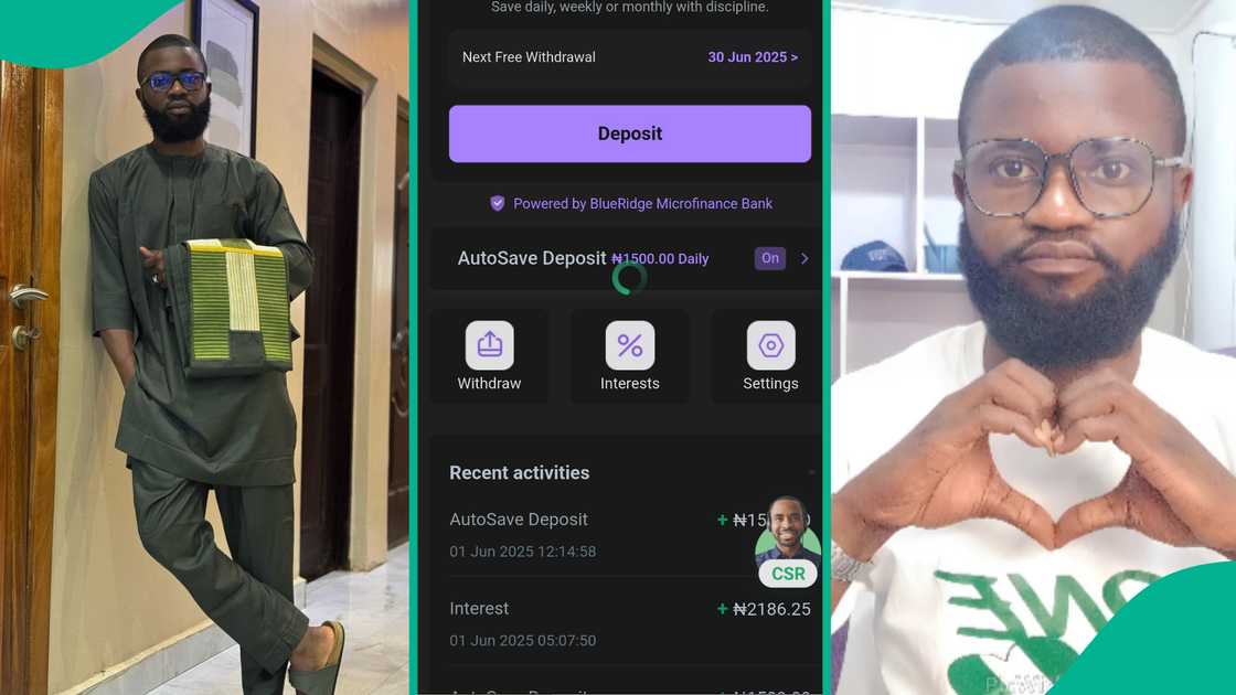 Man shows off his OPay savings balance, inspires people to save like him Man shows off his OPay savings balance, inspires people to save like him