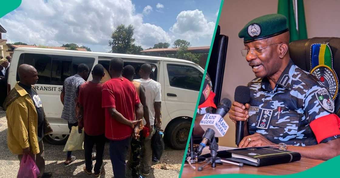 The Nigerian police take major action against 22 suspects accused of killing wedding guests travelling to Kaduna state. The Nigerian police take major action against 22 suspects accused of killing wedding guests travelling to Kaduna state.