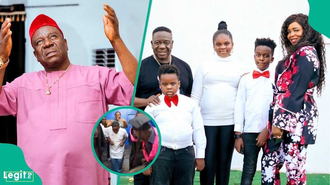 Mr Ibu's children dance energetically on Carter Efe's live broadcast a few days after their mother begs Nigerians for financial assistance