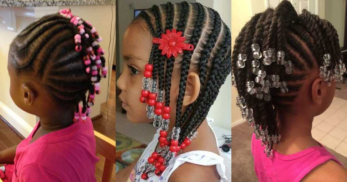 Braids with beads Braids with beads