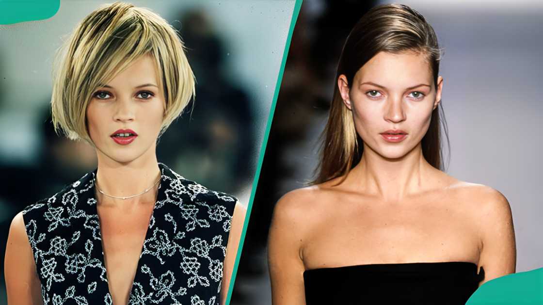 Kate Moss posing for the camera Kate Moss posing for the camera