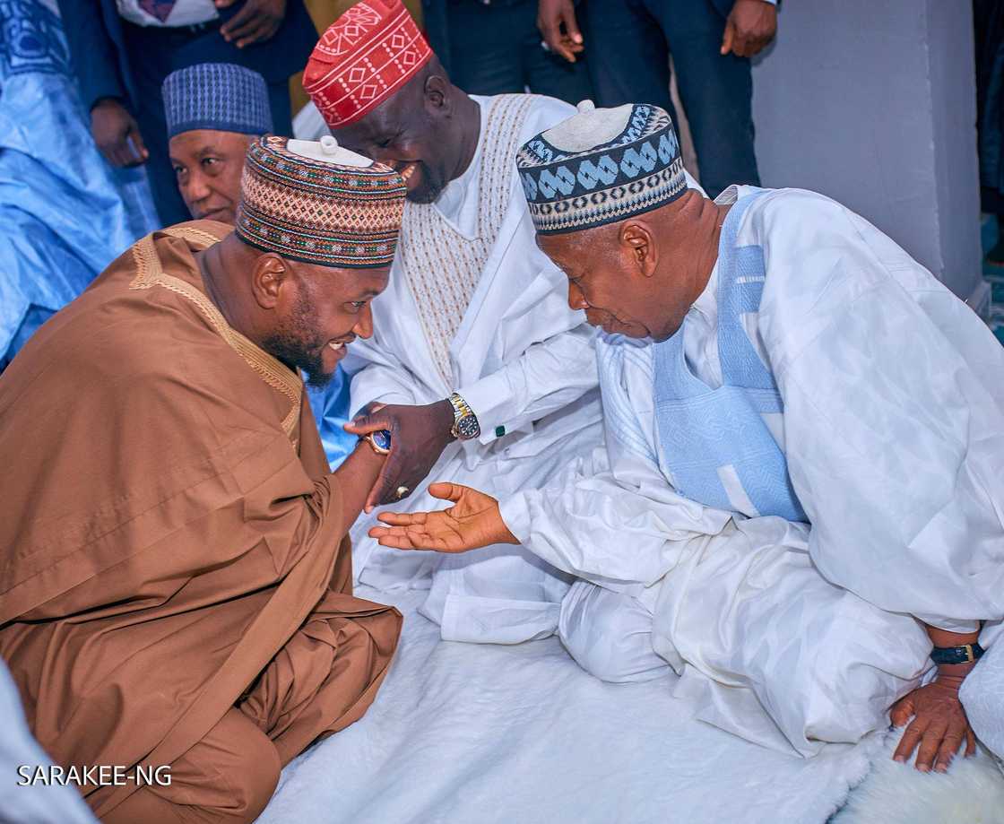 Sheikh Lawal Triump tare da Abdullahi Ganduje Sheikh Lawal Triump tare da Abdullahi Ganduje