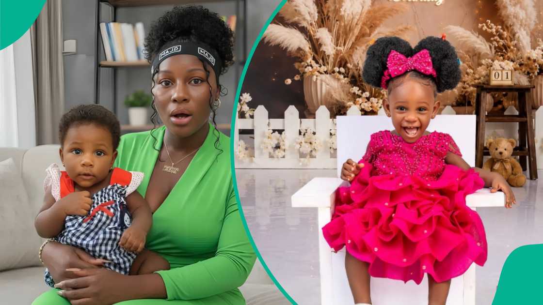 Lovely pictures of Destiny Etiko’s baby melt hearts online