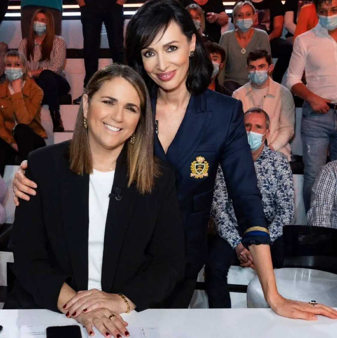 Valérie Benaïm et geraldine à TPMP Valérie Benaïm et geraldine à TPMP