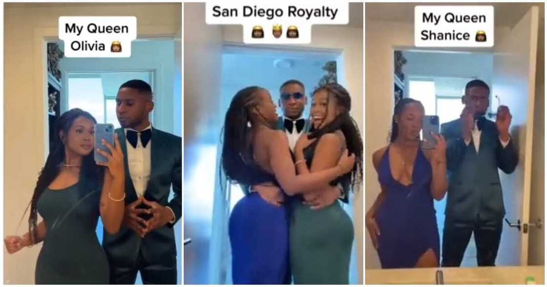 Man living with two girlfriends, man and his girlfriends, video of man and his girlfriends, polyamorous relationship Man living with two girlfriends, man and his girlfriends, video of man and his girlfriends, polyamorous relationship
