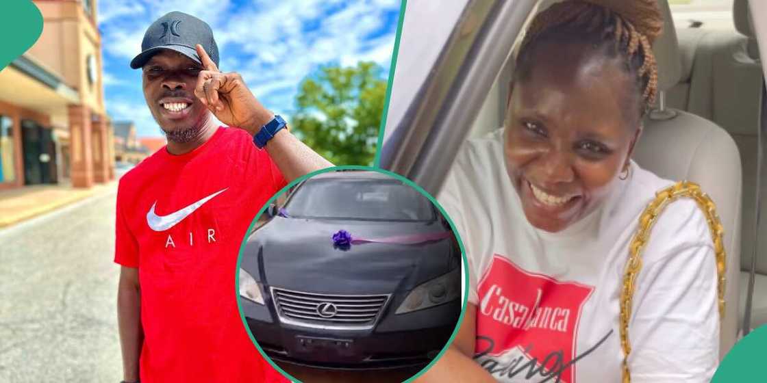 Actor Ijebu buys car for wife.