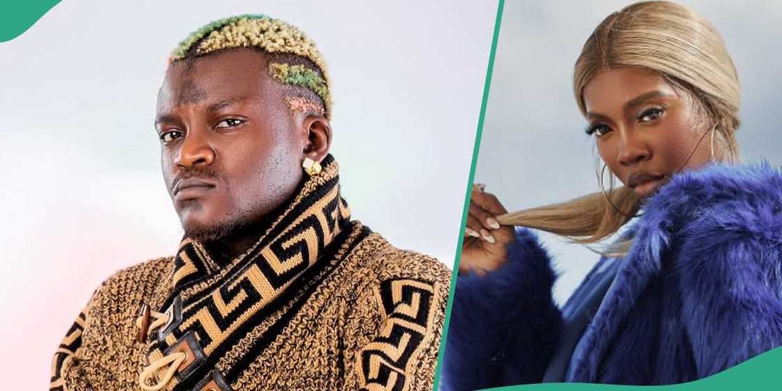 Portable hails Tiwa Savage in viral clip. Portable hails Tiwa Savage in viral clip.