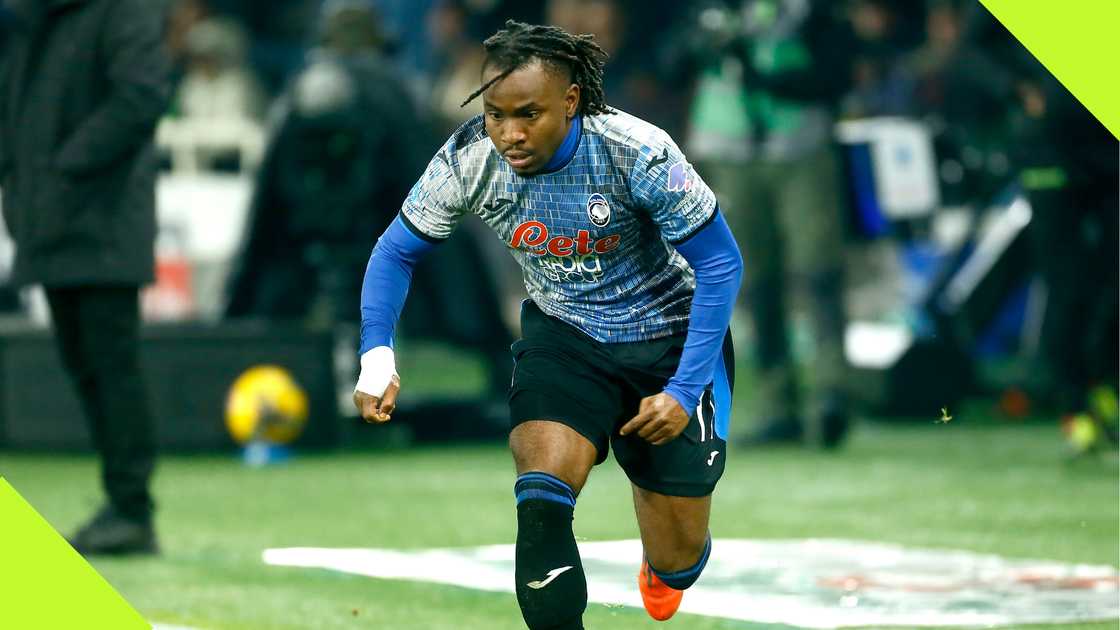 Ademola Lookman during the Italian Serie A match against Empoli Ademola Lookman during the Italian Serie A match against Empoli