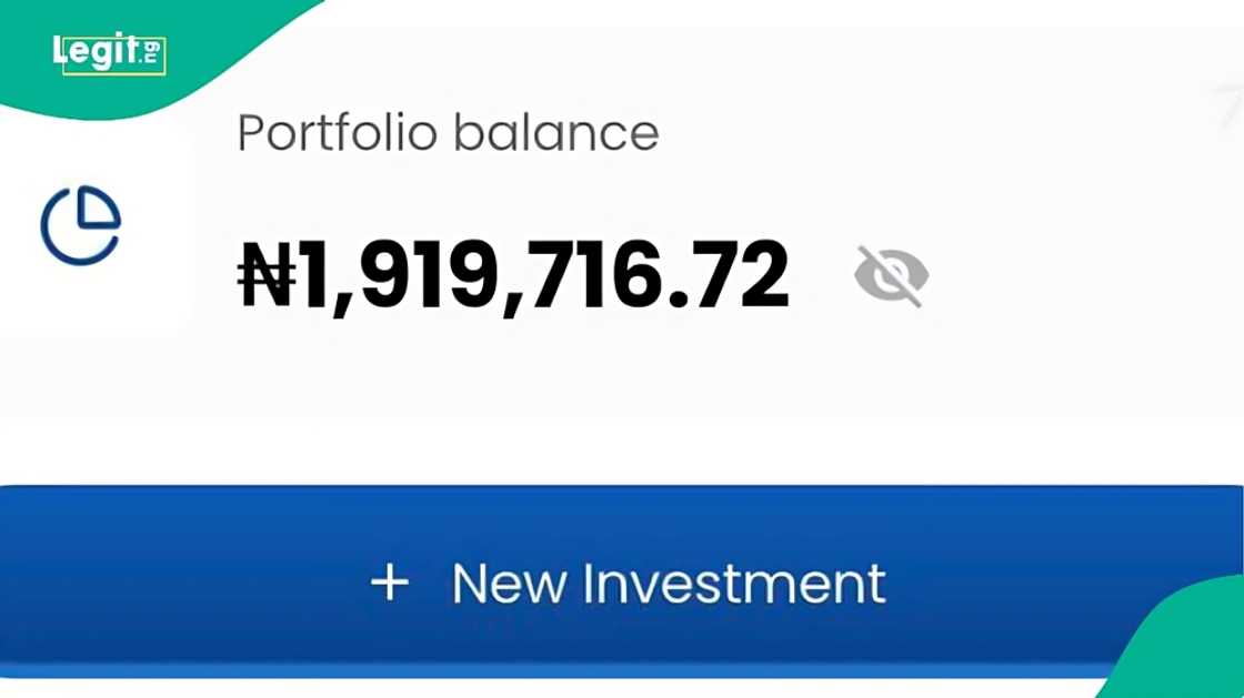 Man investing N200k monthly in money market fund reveals account balance, many react