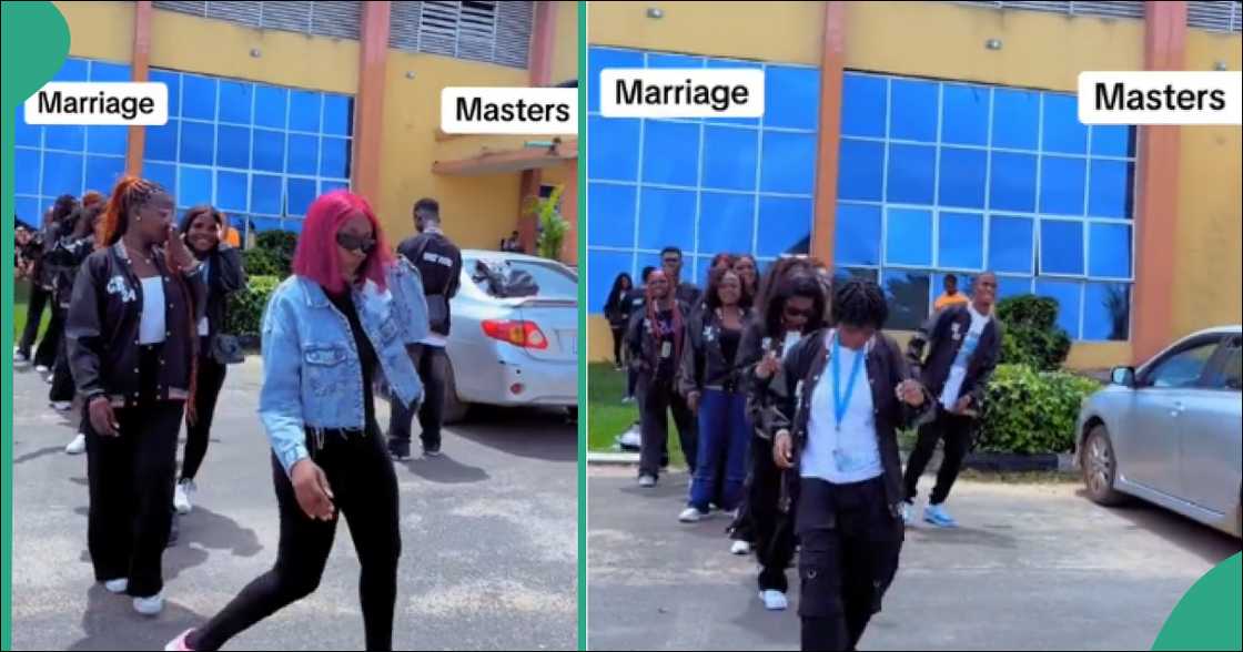 Reactions as ladies choose between doing master's and marriage after school