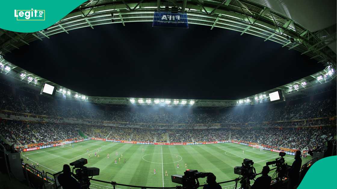 Mbombela Stadium, Mbombela, Mpumalanga, South Africa, 2010 FIFA World Cup.
