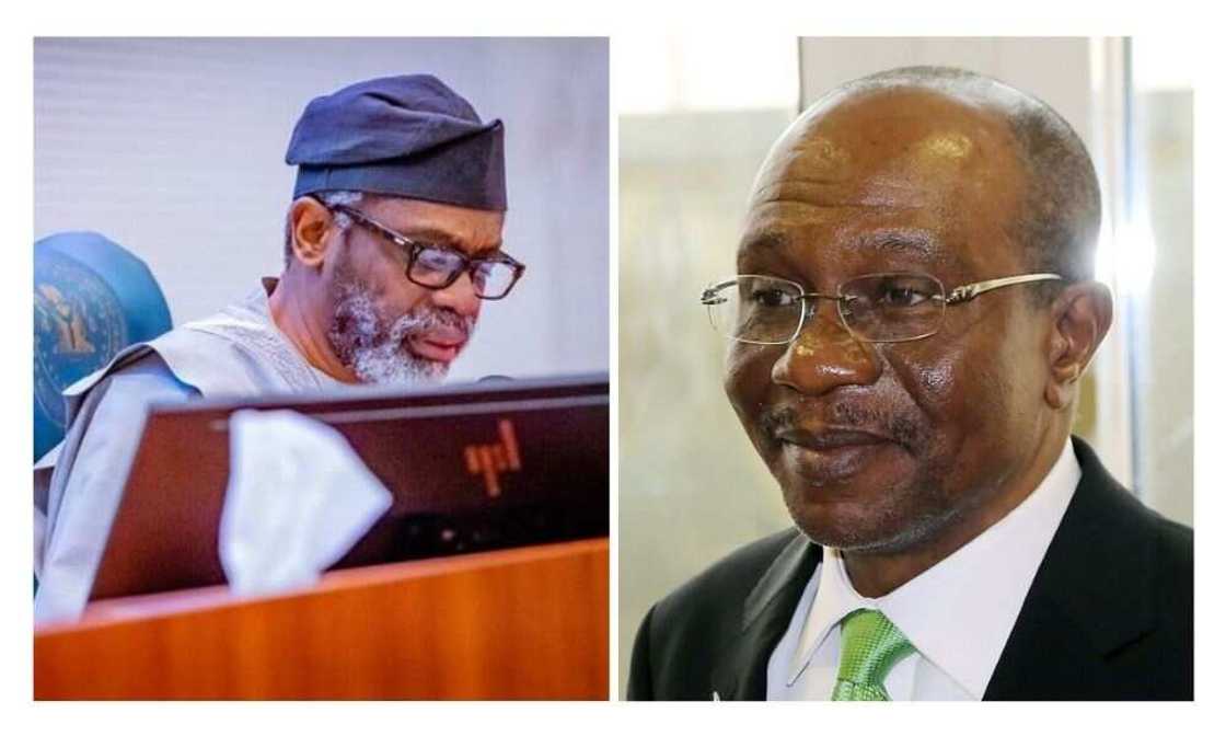 Femi Gbajabiamila, Godwin Emefiele, CBN, House of Reps Femi Gbajabiamila, Godwin Emefiele, CBN, House of Reps