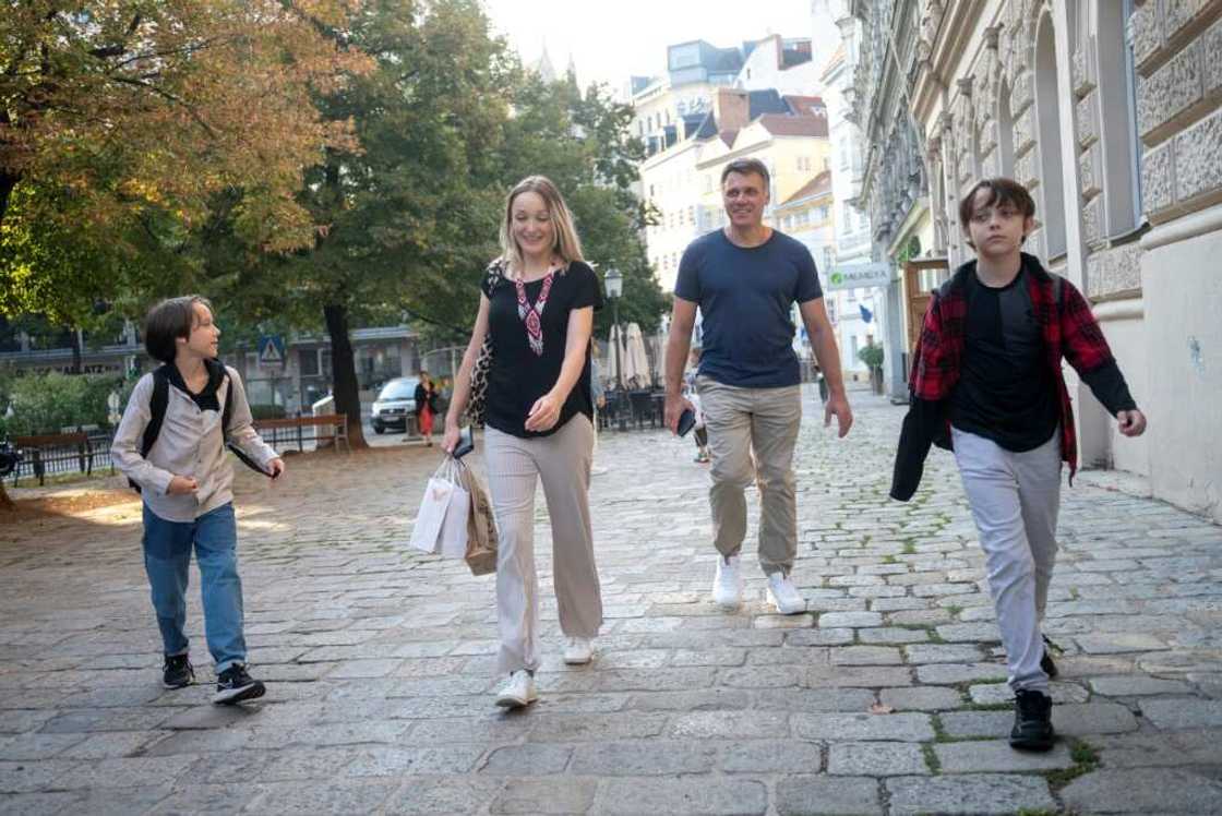 The family ended up in Vienna by accident because Irina had taken a school trip there when she was teaching The family ended up in Vienna by accident because Irina had taken a school trip there when she was teaching
