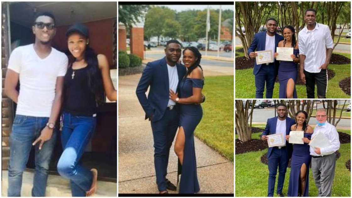 A collage showing the new couple. Photo source: Twitter/@iKingMillie A collage showing the new couple. Photo source: Twitter/@iKingMillie
