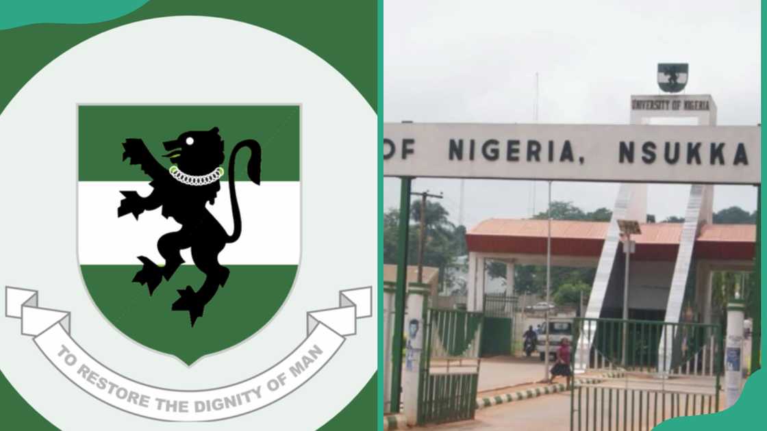University of Nigeria, official logo and Nsukka main gate