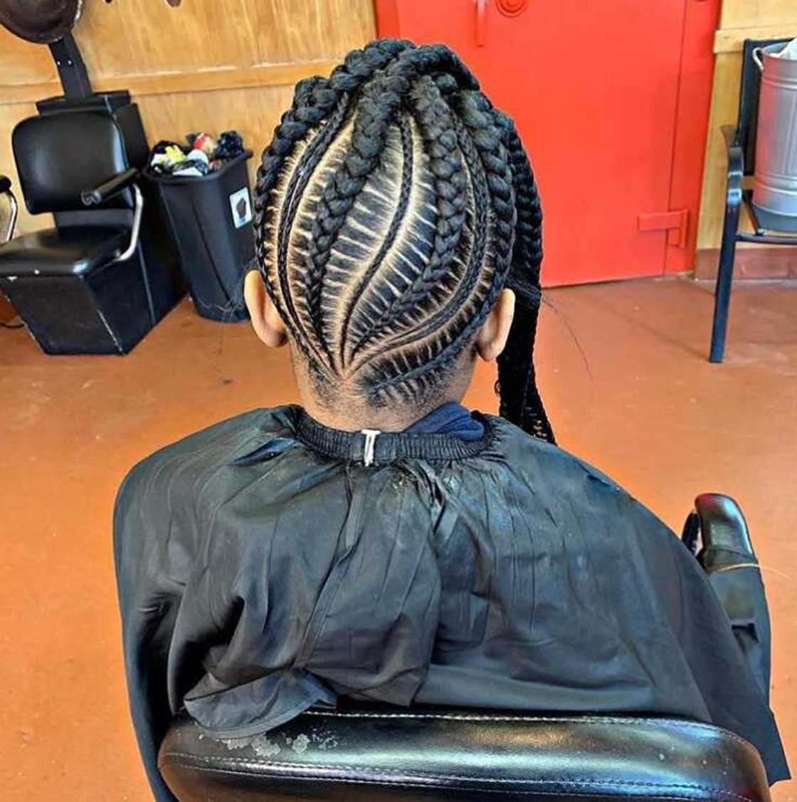 fishbone braids styles