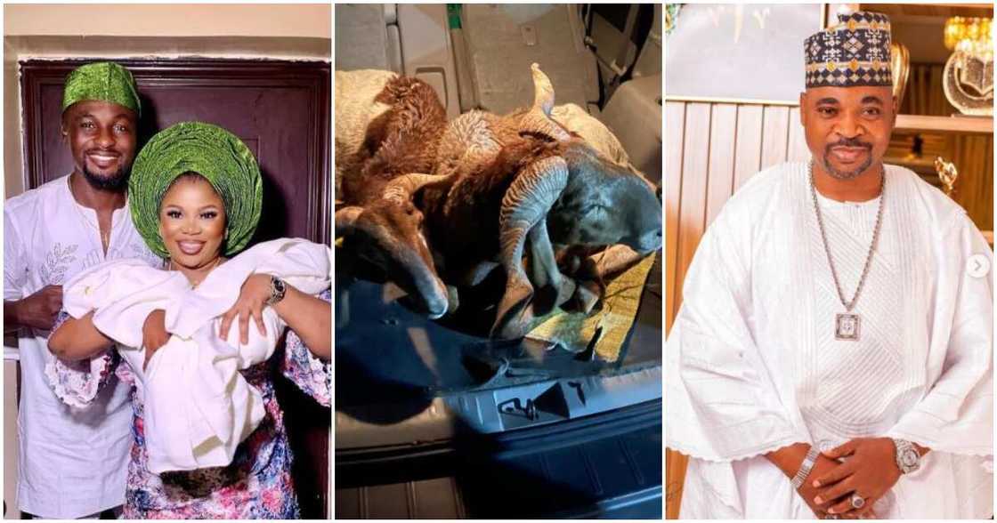 Photos of Adeniyi Johnson, Seyi Edun and MC Oluomo Photos of Adeniyi Johnson, Seyi Edun and MC Oluomo