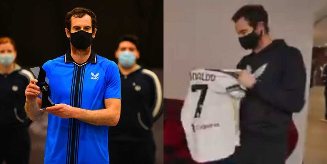 Top British tennis star gets Ronaldo's Juventus signed shirt after dumping Australian Open Top British tennis star gets Ronaldo's Juventus signed shirt after dumping Australian Open