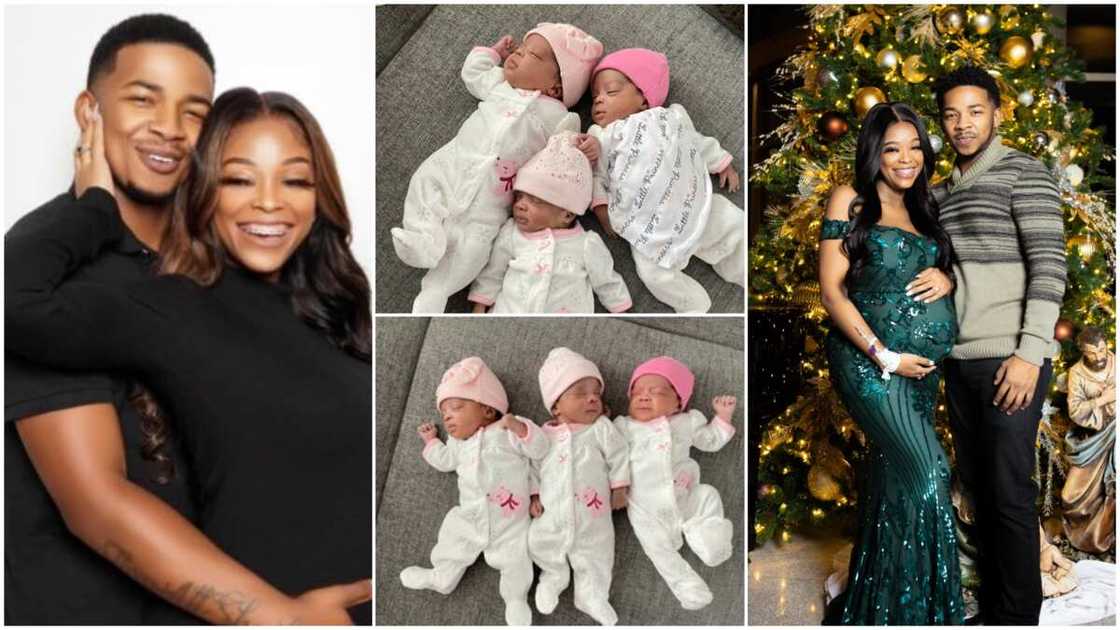 Family gives their triplets nice photoshoot, their pictures make people want to have babies Family gives their triplets nice photoshoot, their pictures make people want to have babies