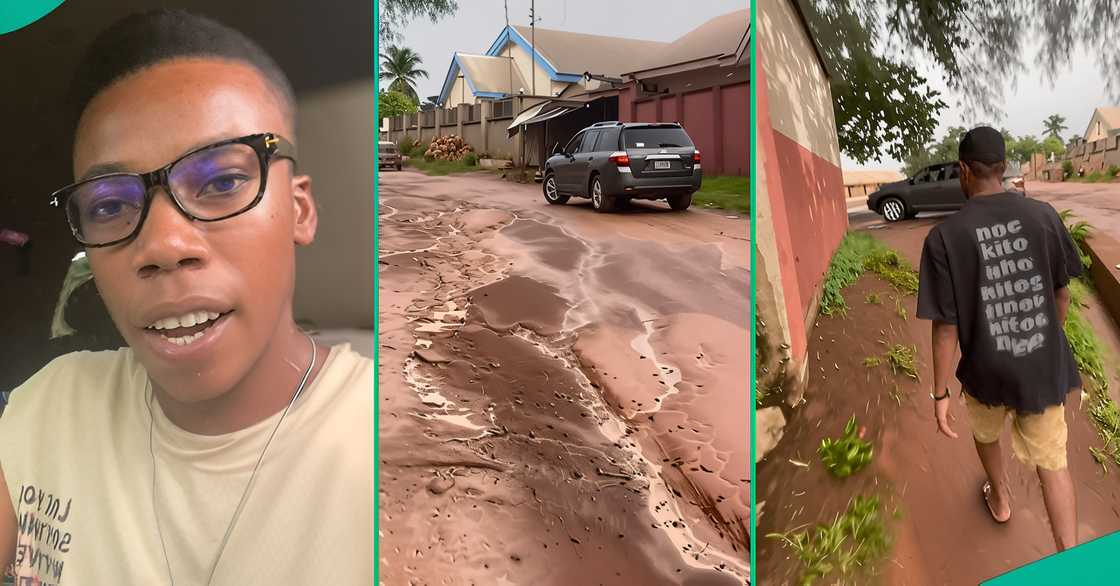 A Nigerian man shares deep advice as his father drove past him in the rain A Nigerian man shares deep advice as his father drove past him in the rain