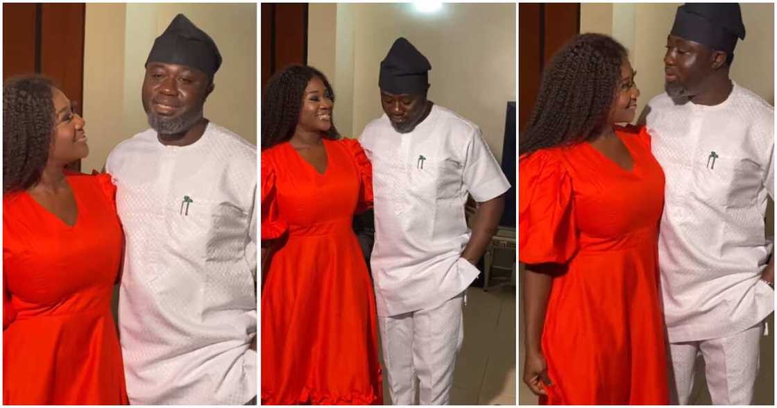 Mercy Johnson talks about husband being camera shy.