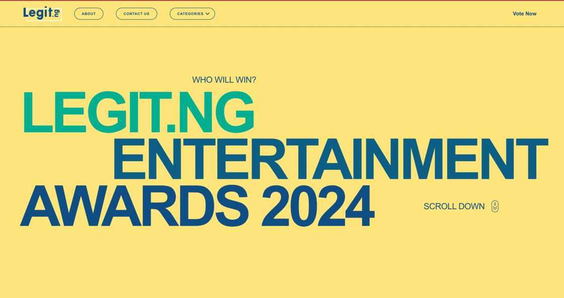 Legit.ng, entertainment awards 2024, voting steps Legit.ng, entertainment awards 2024, voting steps