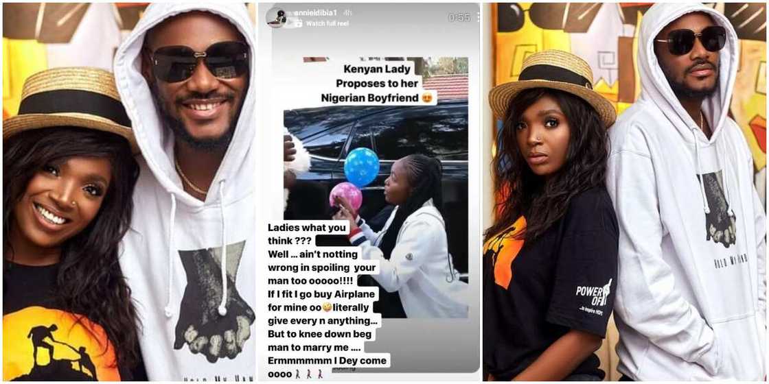 Annie Idibia and 2face Annie Idibia and 2face