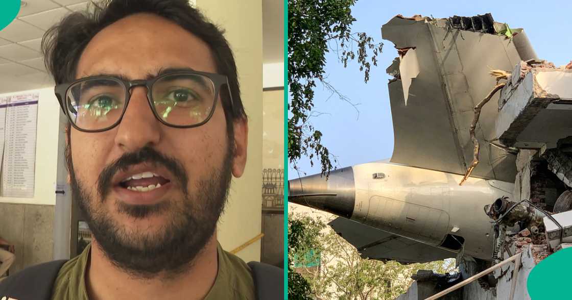 Navin Chaudhary, a medical student at BJ Medical College in Ahmedabad, India, shares how he escaped when an Air India plane crashed into the campus. Navin Chaudhary, a medical student at BJ Medical College in Ahmedabad, India, shares how he escaped when an Air India plane crashed into the campus.