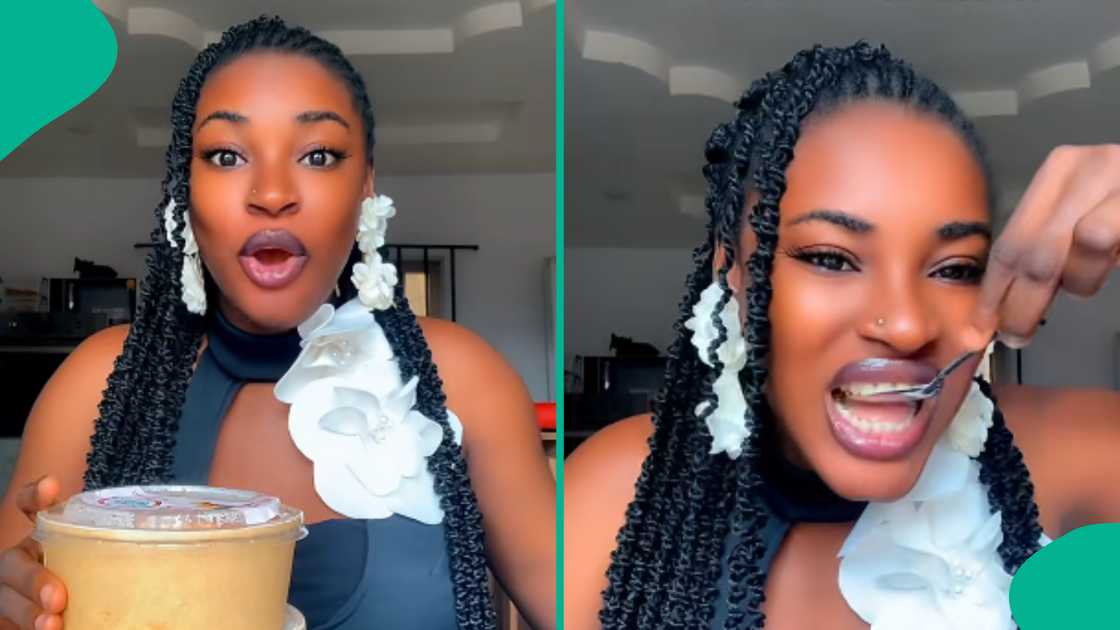 Lady shares her opinion about Hilda Baci's food. Lady shares her opinion about Hilda Baci's food.