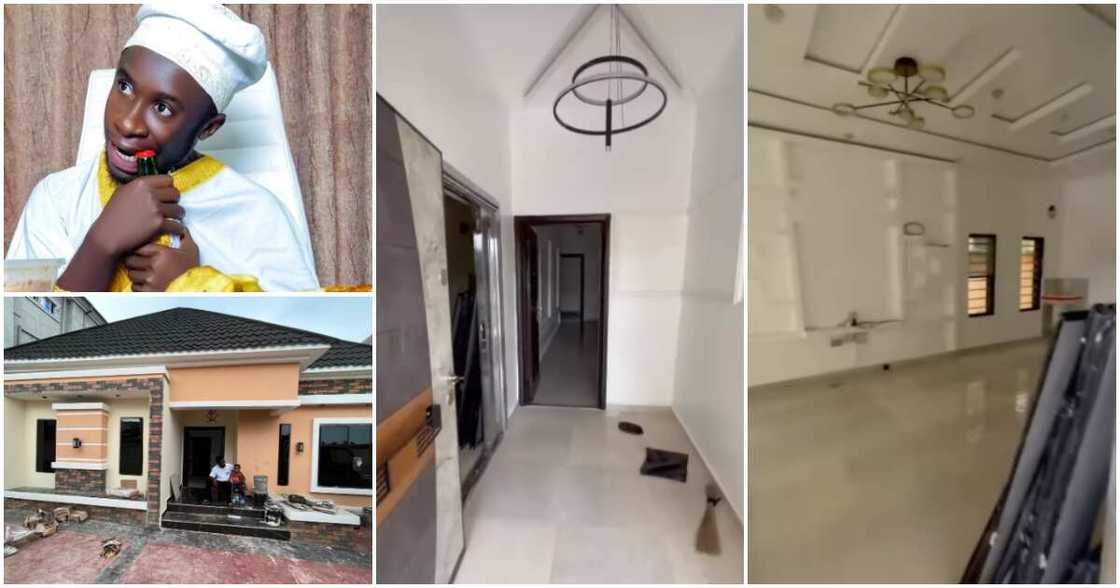 Skit maker Prophet Rolex builds house. Skit maker Prophet Rolex builds house.