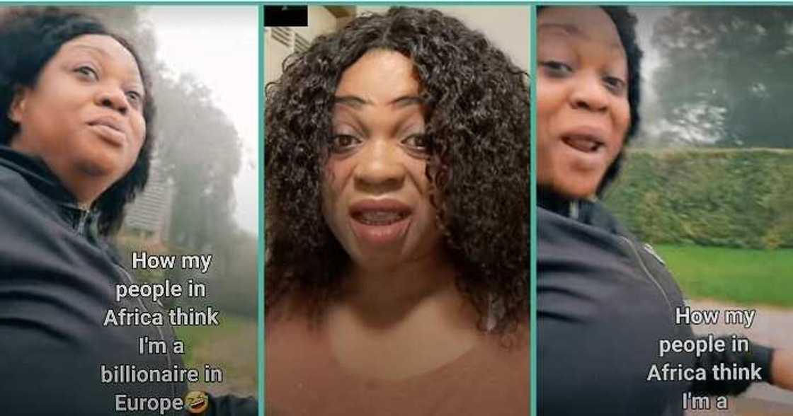 Lady rides bicycle in Europe, says friends in Africa think she's a billionaire Lady rides bicycle in Europe, says friends in Africa think she's a billionaire