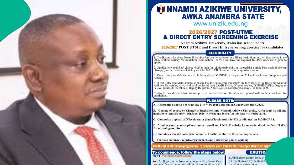 UNIZIK releases 2026/2027 UTME cut-off mark for admission and commences its screening process UNIZIK releases 2026/2027 UTME cut-off mark for admission and commences its screening process