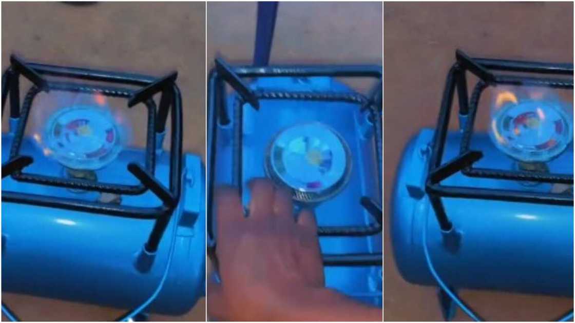 Talented Nigerian boy kitchen invention