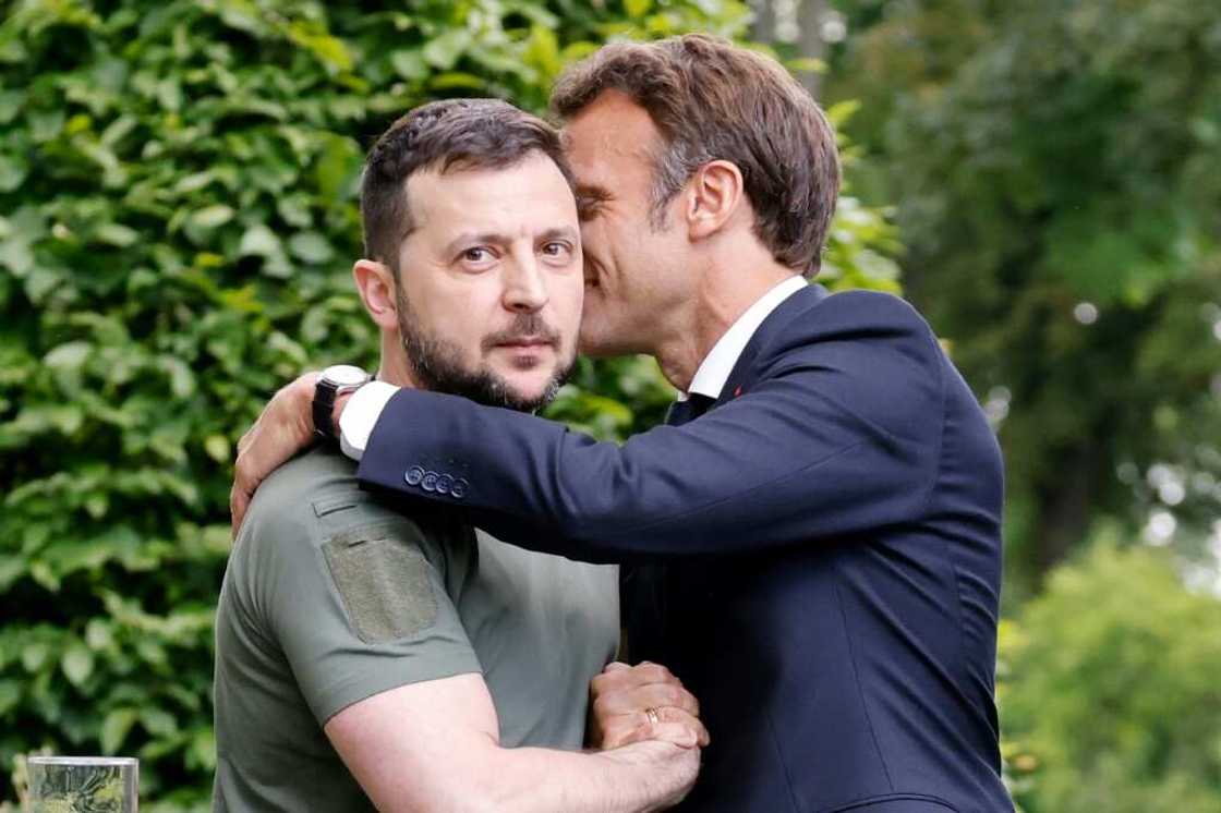 French Presidnet Emmanuel Macron met Ukraine's Volodymyr Zelensky this week in Kyiv French Presidnet Emmanuel Macron met Ukraine's Volodymyr Zelensky this week in Kyiv