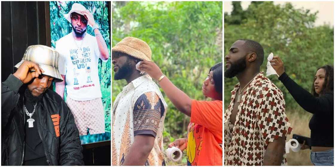 Davido and lookalike Davido and lookalike