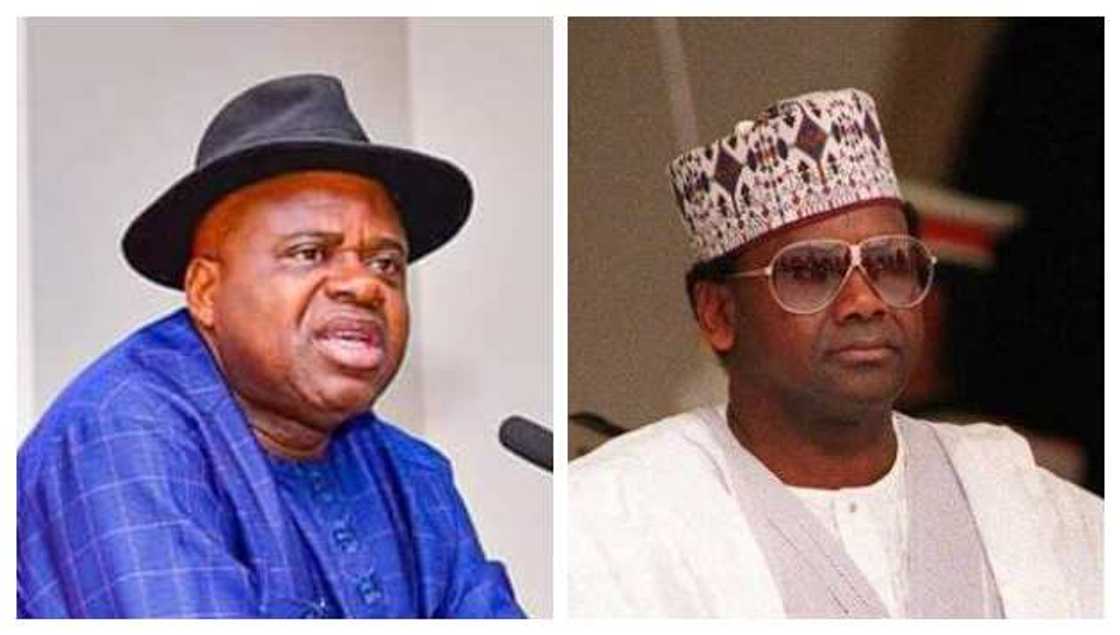 Abin da yasa Abacha har abada Abacha zai cigaba da zama jarumi a jihar mu, Gwamnan PDP na Kudu Abin da yasa Abacha har abada Abacha zai cigaba da zama jarumi a jihar mu, Gwamnan PDP na Kudu