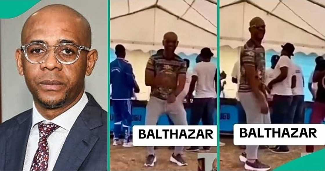 Baltasar Engonga dances stylishly in throwback video Baltasar Engonga dances stylishly in throwback video