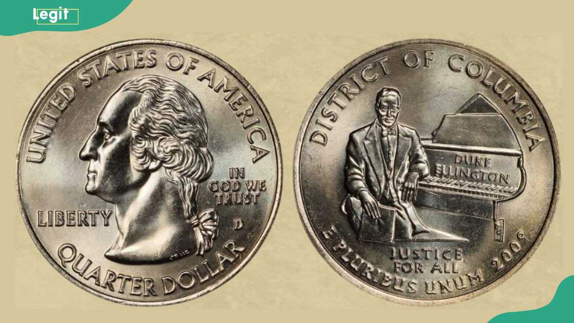 2009-D District of Columbia DDR quarter business strike 2009-D District of Columbia DDR quarter business strike