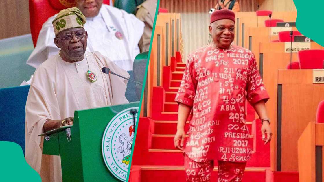 Sanata Kalu ya ce ya fara sanya rigar Tinubu domin sun riga sun amince da tazarcen shi a 2027