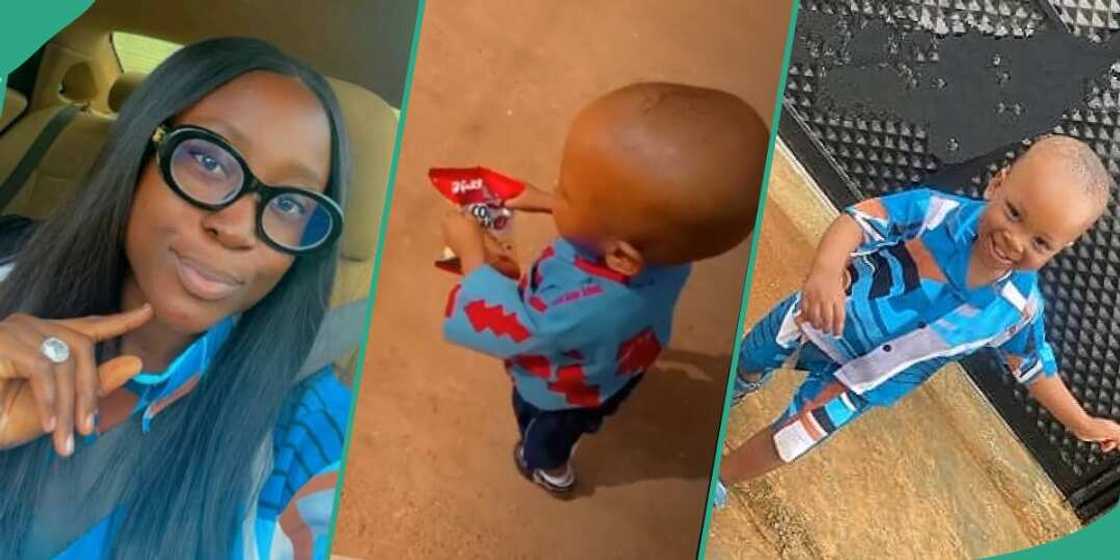 Little boy speaks with great accent Little boy speaks with great accent