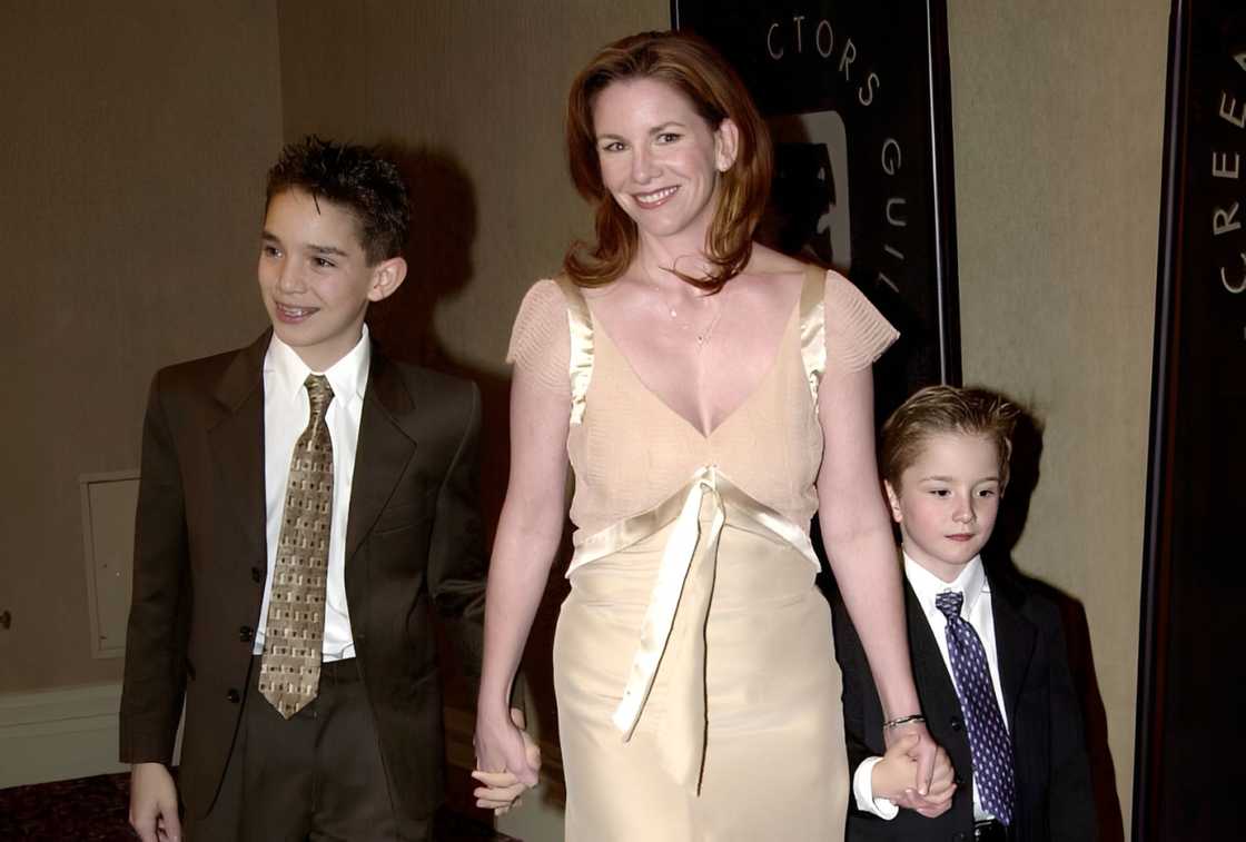 Melissa Gilbert with sons Dakota Brinkman and Michael Boxleitner