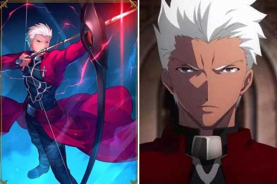 Aesthetic white-haired anime boy Aesthetic white-haired anime boy
