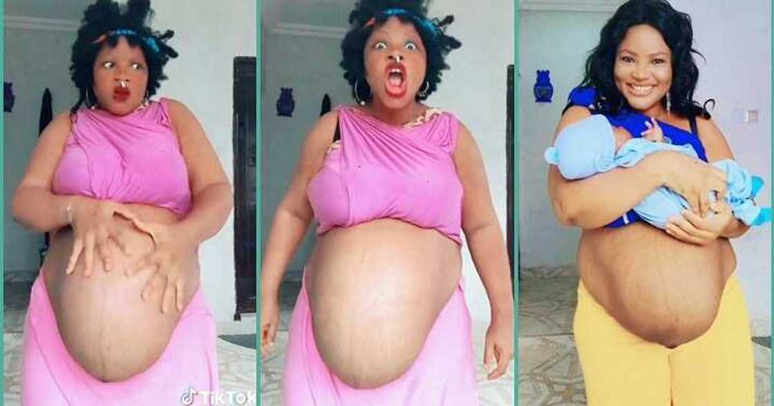 New mother who gave birth at 40 weeks shows off her adorable baby New mother who gave birth at 40 weeks shows off her adorable baby