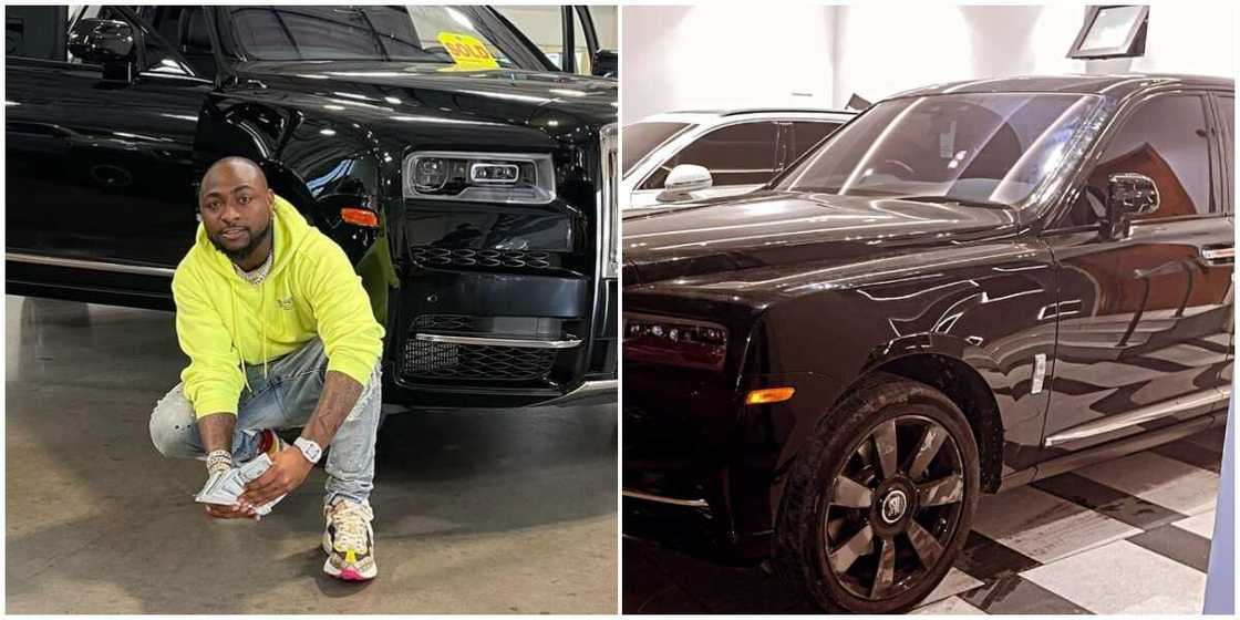 Davido's 2021 Rolls Royce Cullinan