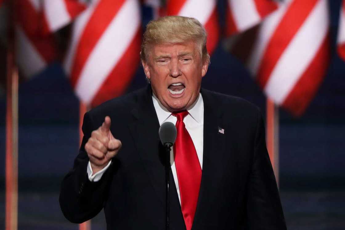 Donald Trump reacts to Twitter's permanent ban of his account. Donald Trump reacts to Twitter's permanent ban of his account.