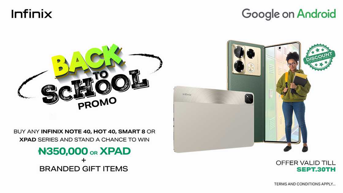 Win N350,000, X-PAD, Others in Infinix’s Back to School Promo Win N350,000, X-PAD, Others in Infinix’s Back to School Promo